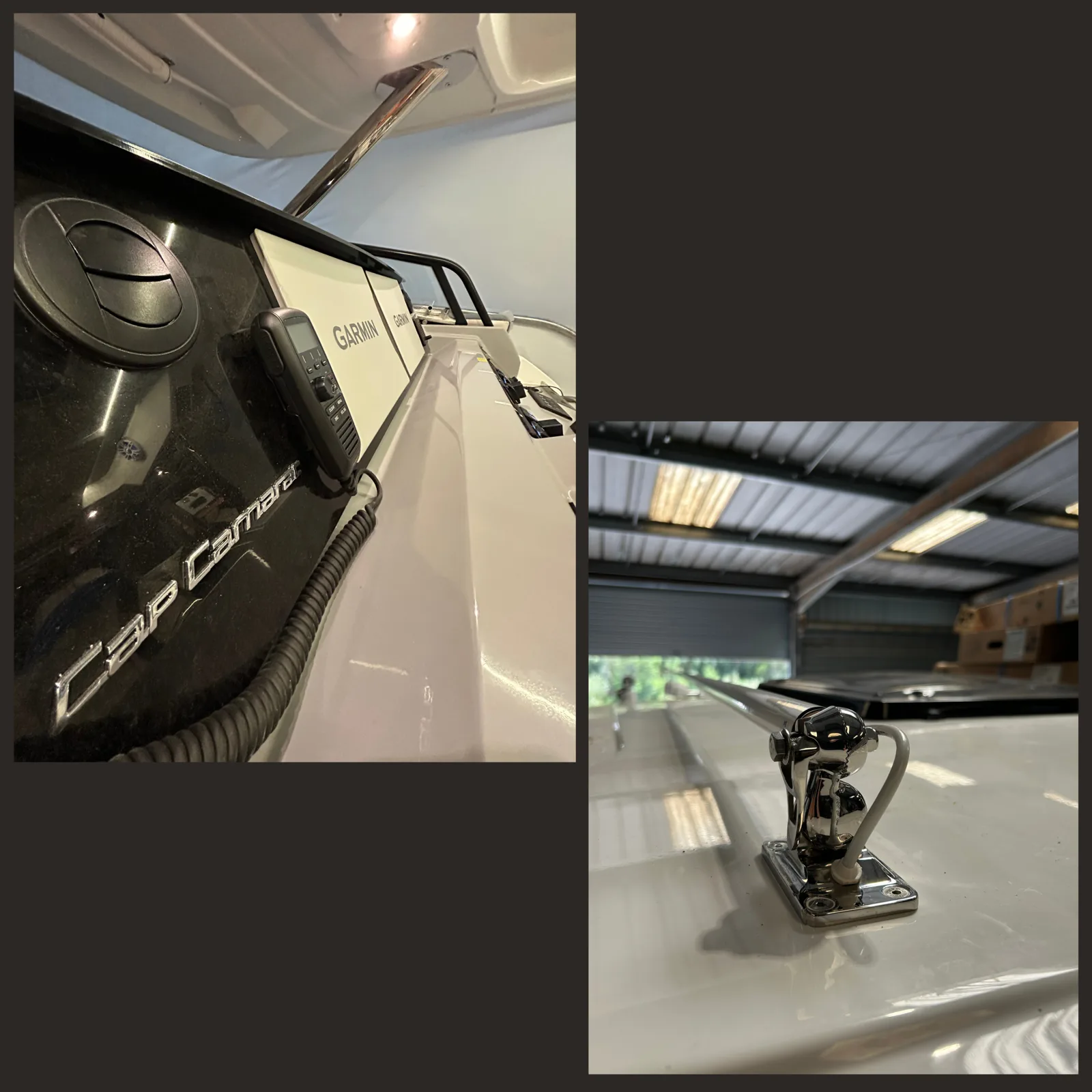 Installation d’une VHF sur un Cap Camarat 12.5 dans le Var